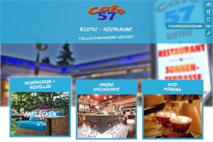 Screenshot www.cafe57.de