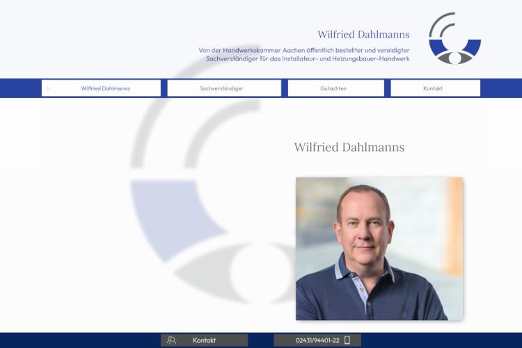 Screenshot www.sv-dahlmanns.de